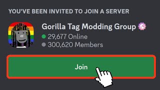How To Join Gorilla Tag Modding Discord Server