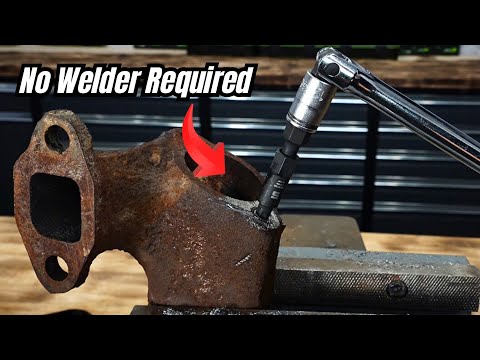 How to Remove an Exhaust Manifold Stud that Broke Off FLUSH with a GripEdge Broken Bolt Extractor!