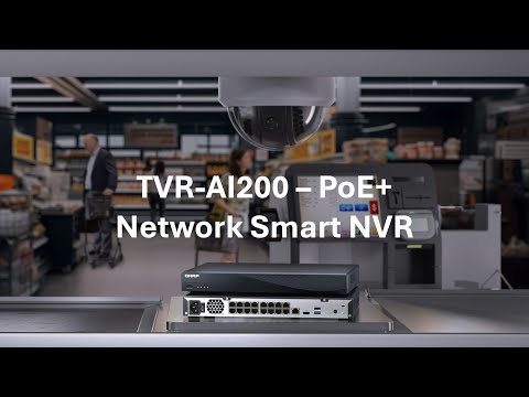 QNAP TVR-AI200 - 16-channel POE+ Network Smart NVR