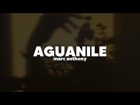 Marc Anthony - Aguanile | Letra
