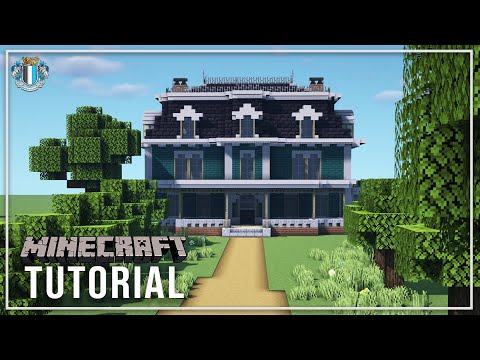 WBC Builds - Minecraft 1.16 Victorian House Tutorial - Minecraft Second Empire House