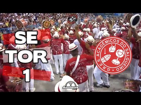 Salgueiro 2016 -  Esquenta da Bateria (Setor 1) - Ensaio técnico