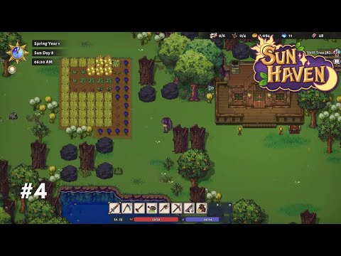Farming and Exploring in Sun Haven Ep 4 (Early Access)