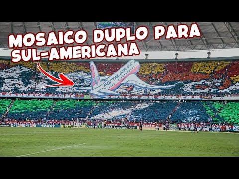 ÚLTIMO JOGO DO FORTALEZA (COMPLETO FULL HD)  FESTA SENSACIONAL COM MOSAICO INOVADOR