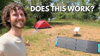 I Tried Off-Grid Camping with Solar & Starlink