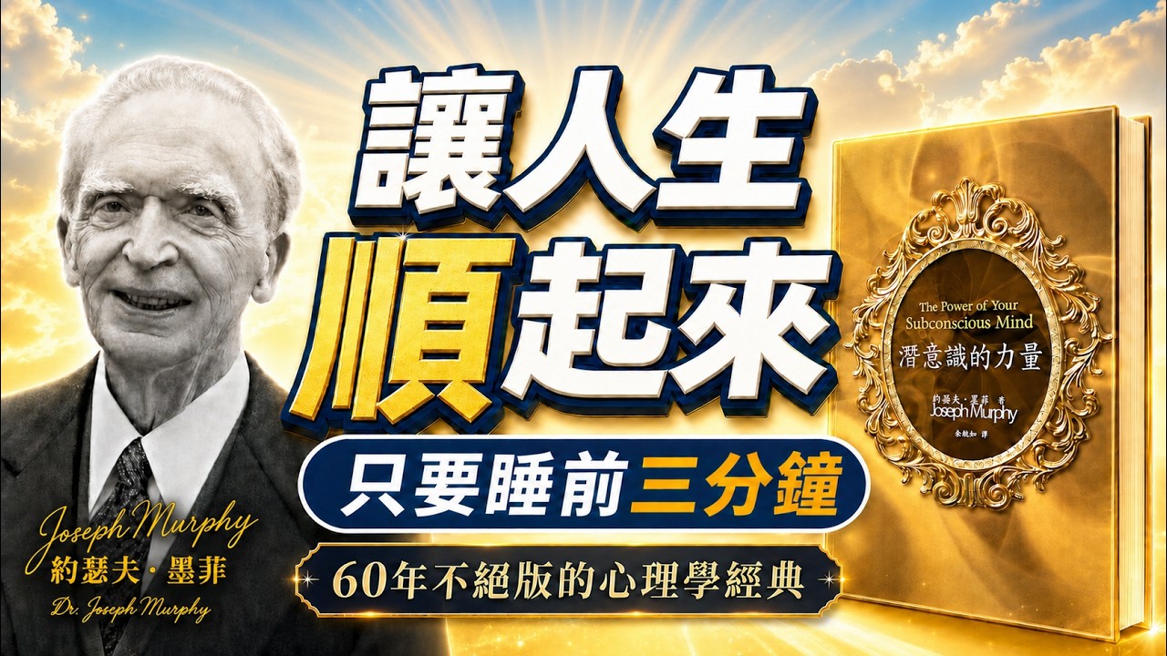 這輩子對你說過最多狠話的人，是你自己 ｜《潛意識的力量》60年不敗經典｜