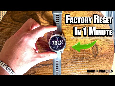 How to Factory Reset ANY Garmin Watch Easily 2024 | Step-by-Step Guide