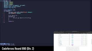 Codeforces Round 880 (Div.  2)