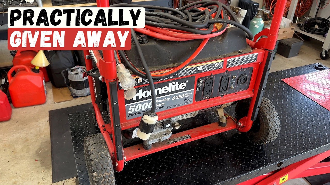 $50 Homelite Generator - Will it Run and Make Power?