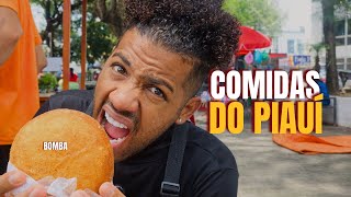 Provando COMIDA DE RUA no Piauí Teresina 