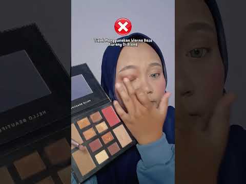 Tutorial Eyeshadow Untuk Pemula Pakai Eyeshadow Salsa Cosmetics