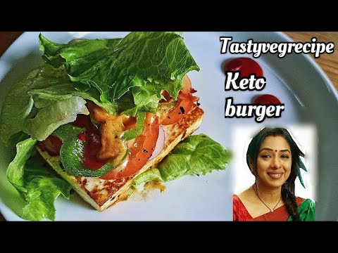 Perfect अनुपमा style Veg Keto burger recipe | Healthy low carb Burger, Breakfast, lunch and dinner