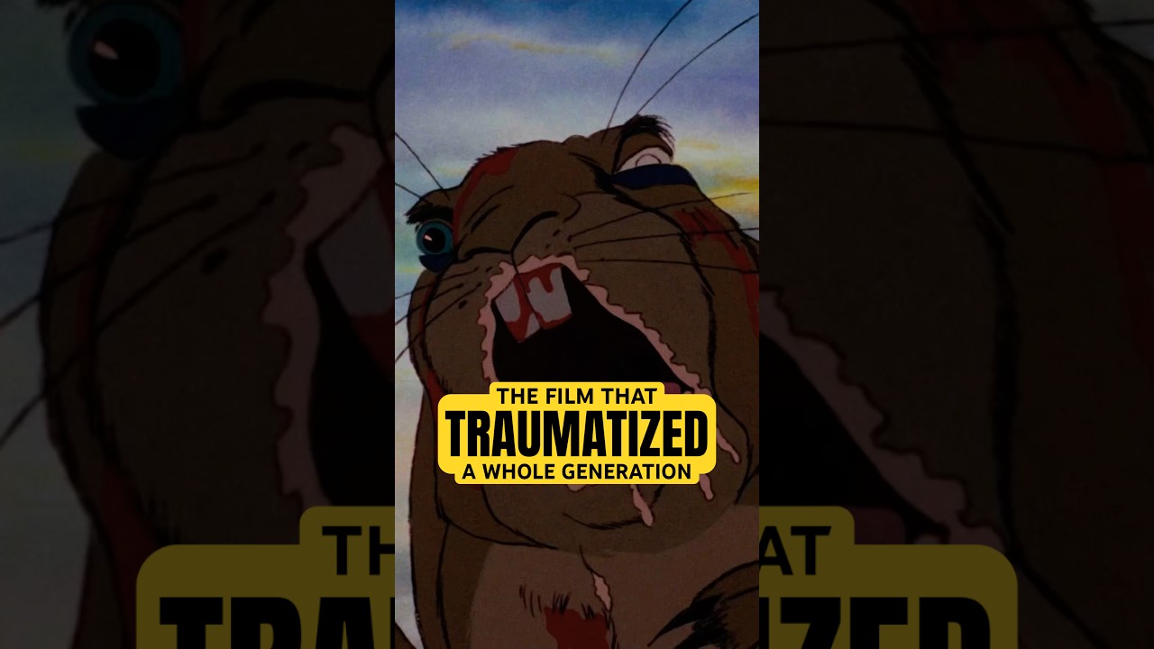 The film that TRAUMATIZED a whole generation 🤯 #cinema #watershipdown #animation #animatedmovie
