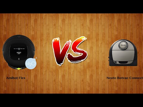 Amibot Flex vs Neato Botvac Connected   -  Robot Vacuum Comparison