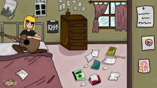 The Life and death of Kurt Cobain(animated)
