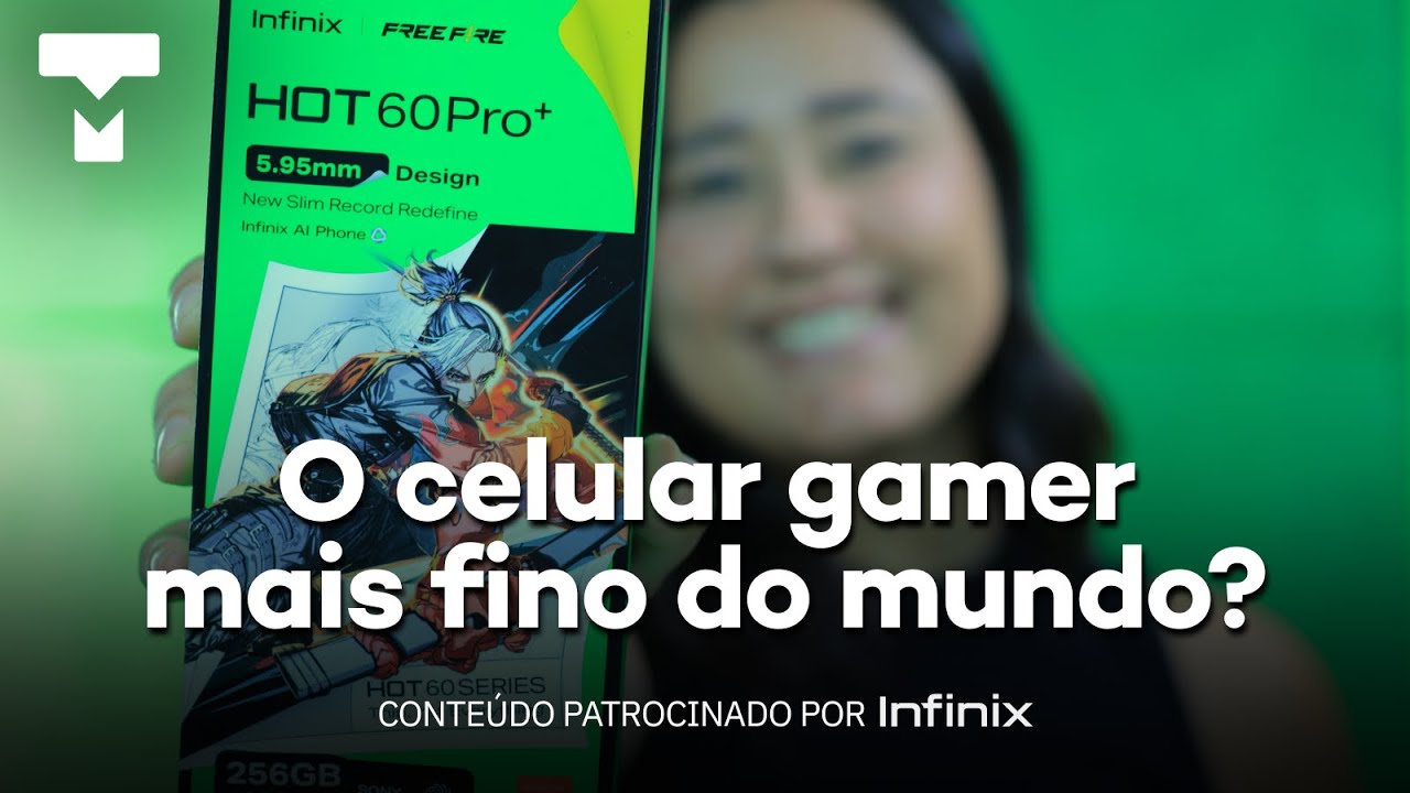 O celular gamer mais fino do mundo? Testamos o Infinix HOT 60 Pro+!