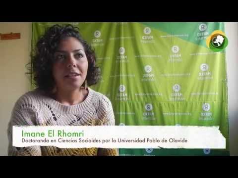 Imane El Rhomri Proyecto SARAO Oxfam Intermon