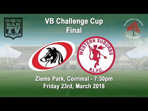 2018 VB Challenge Cup Final - Collegians v Western Suburbs Devils