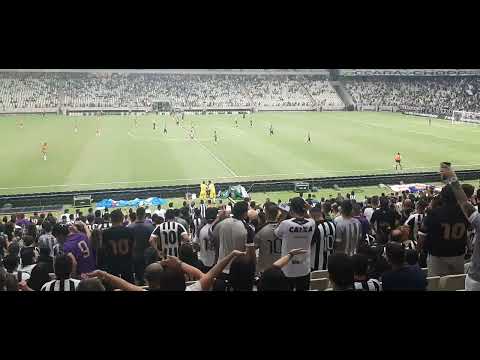 GOL KELVYN - CEARÁ 1x1 SAMPAIO CORREA - REAÇÃO DA TORCIDA DO CEARÁ NO PRIMEIRO GOL ALVINEGRO!