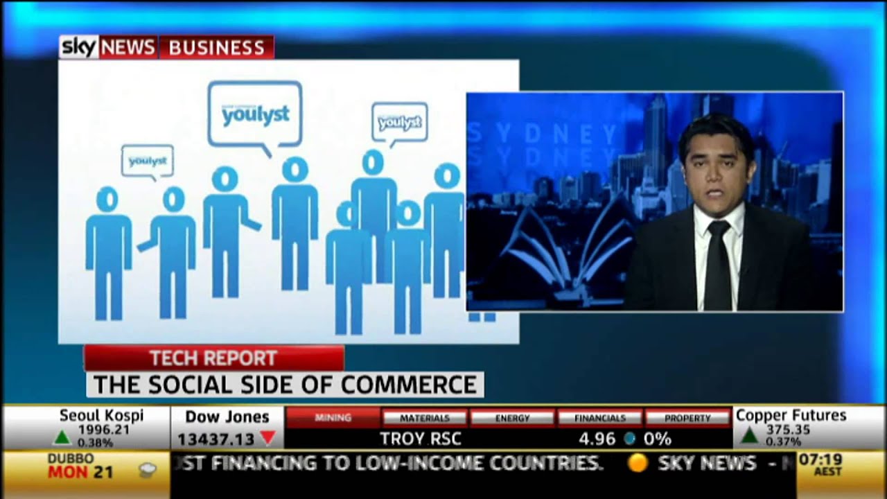 Youlyst founder Quamy Dean talks to Sky News Tech Report with Kate Williams