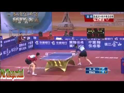 Table Tennis China Trials for WTTTC 2014 - Fan Zhendong Vs Ma Long -
