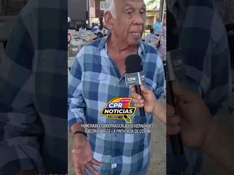 GOBERNADOR DE COLÓN CONVERSA CON CPR NOTICIAS EN REFERENCIA A LAS NECESIDADES DEL DISTRITO DE DONOSO