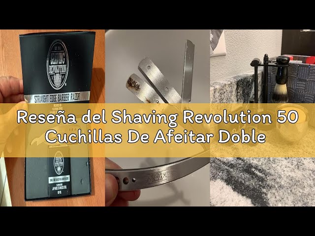Vídeo relacionado con Shaving Revolution 50 Cuchillas De Afeitar Doble Filo- Hojas De Acero Inoxidable Japonés- Clasicas Para Un Afeitado Suave, Preciso.
