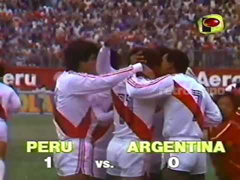 Perú 1 vs Argentina 0 - Gol de Juan Carlos Oblitas - Eliminatorias México 86