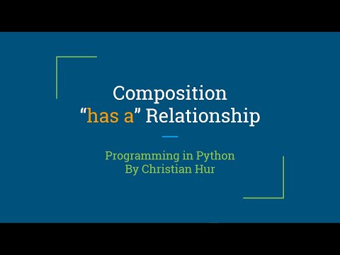Python:  Composition