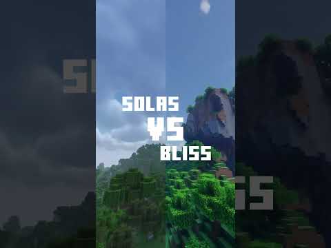 Solas VS Bliss #shorts #minecraft #shaders