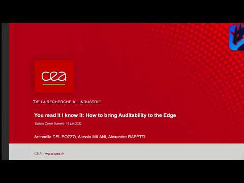 Building an Auditable Register with Zenoh