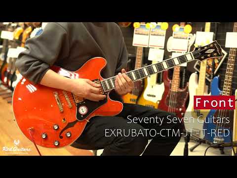 Seventy Seven Guitars EXRUBATO-CTM-JT-T - Red [RG] image 26