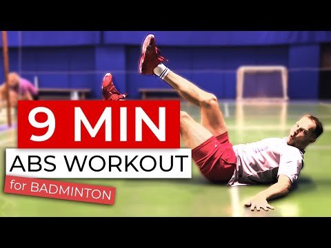 9 MIN to Improve Badminton Play / ABS WORKOUT by Ivan Sozonov