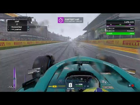 F1 22 Italy Monza Wet Time Trial World Record Hot Lap + Setup (1:29.115)