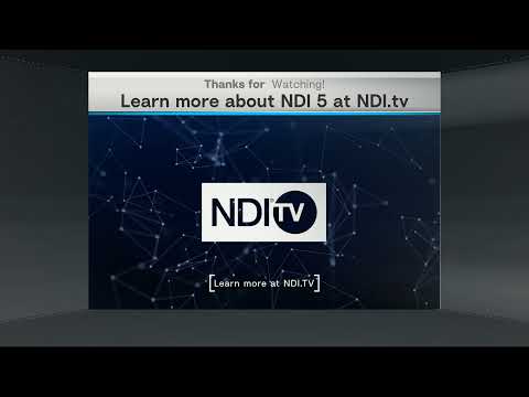 NDI TV Live Events