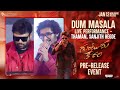 Dum Masala Live Performance | Thaman S | Sanjith Hegde | Guntur Kaaram Pre-Release Event