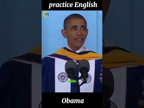 practice English with Obama    #englishlearning #englishspeakingpractice #listening_skills
