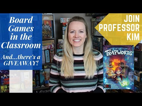 TRAPWORDS | A Smart Word Game for Teams! A Professor Kim Overview & Giveaway!