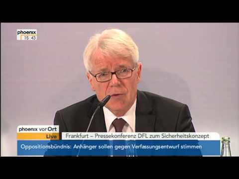 Pressekonferenz der DFL zum neuen Sicherheitskonzept am 12.12.2012