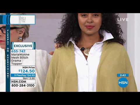 MarlaWynne Mesh Stitch Drama Topper