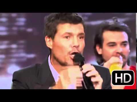 Marcelo Tinelli - Blooper - Caída de Marcelo en showmatch