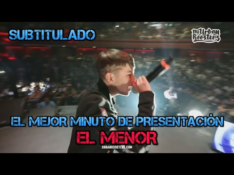 El MEJOR MINUTO de PRESENTACION de El MENOR 🔥 || FMS CHILE - Jornada 1 || LETRA / LYRICS
