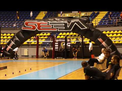 WFSC 2015 / QF4 speed slalom men run 1