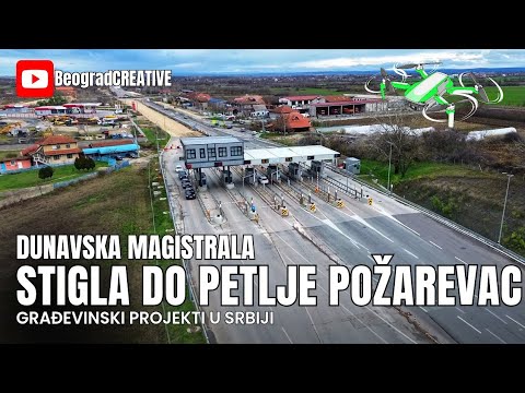 Dunavska magistrala stigla do petlje Požarevac - izgradnja mosta kod Male Krsne 