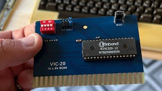Trying out the VIC 20 multicart. On original hardware.