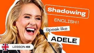 Shadowing Exercise with ADELE on Public Speaking Anxiety | Learn British English (Lesson #48)