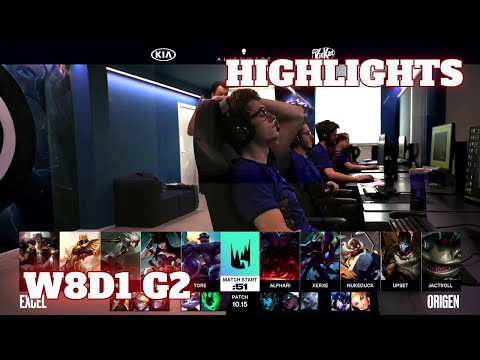 Excel vs Origen (Extended Highlights) | Week 8 Day 1 S10 LEC Summer 2020 | XL vs OG W8D1