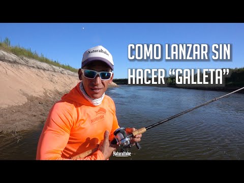 How to cast without making a cookie with a rotating reel by Matías Jalil