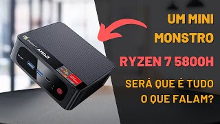 Mini PC Beelink SER5 Pro (ADM Ryzen 7 5800H): Unboxing e Teste Real