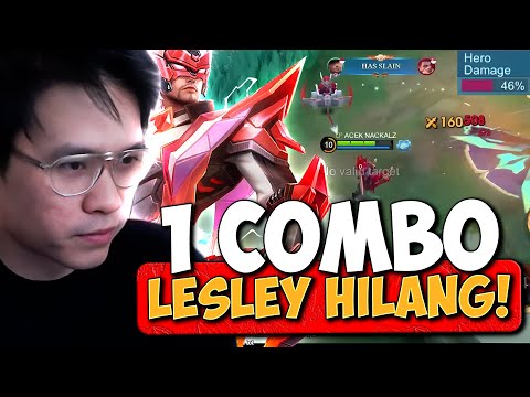 HOW CAN CLINT DO 46% DAMAGE, 1 COMBO OF LESLEY IMMEDIATELY MAKE JEK DISAPPEAR!! - Mobile Legends